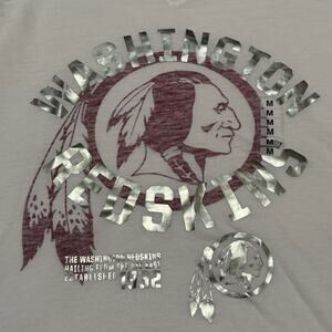 Vintage Washington Redskins T-Shirt Womens Medium White Nike NFL Football NWT
